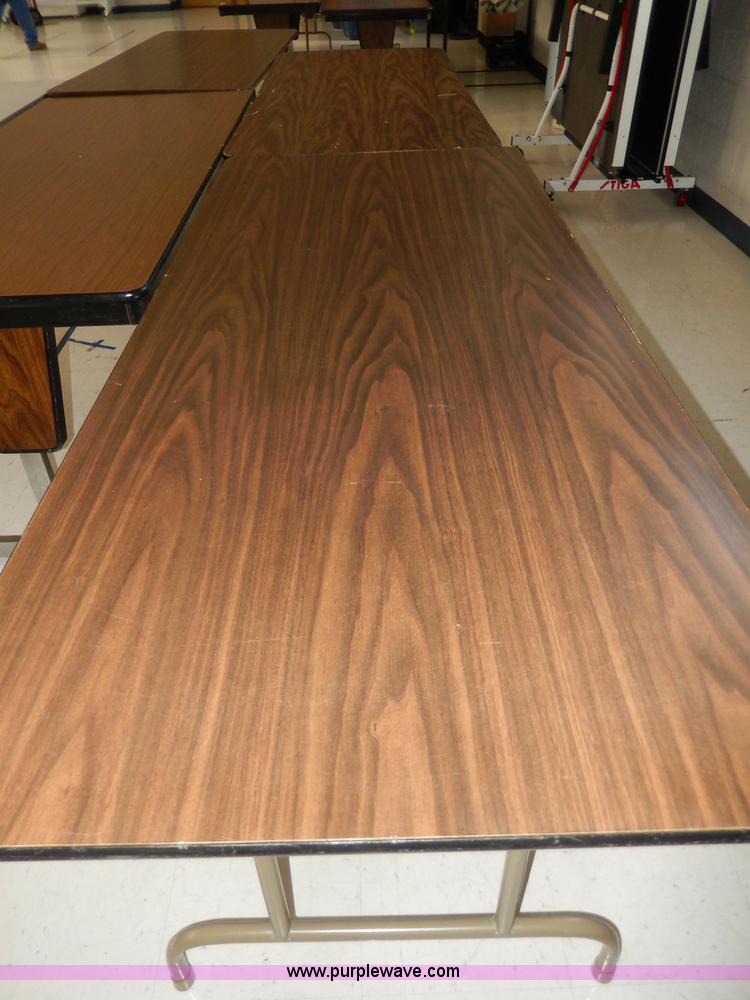 image for item AV9593 Assorted folding tables with carts