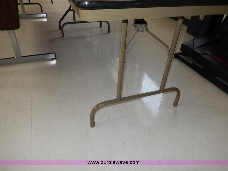 image for item AV9593 Assorted folding tables with carts