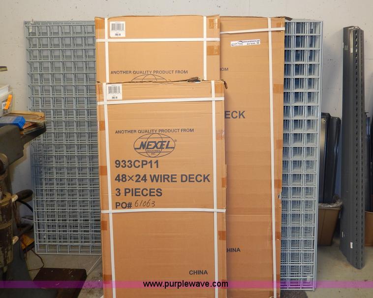 image for item AV9595 Assorted wire pallet racking