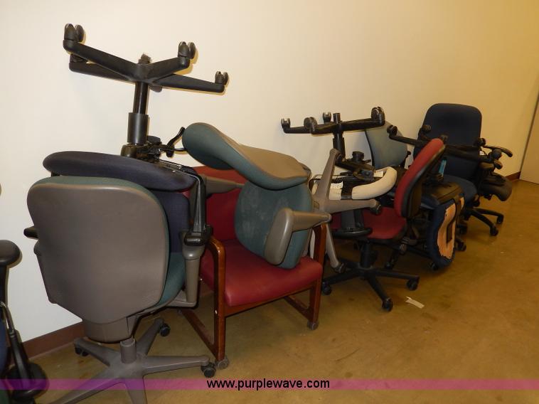 image for item AV9744 (42) assorted office chairs