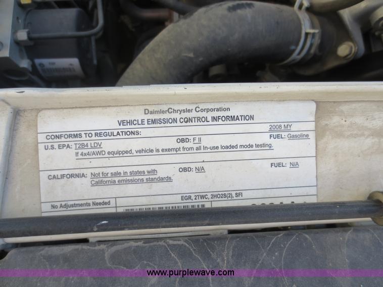 image for item F6662 2008 Dodge Charger SE