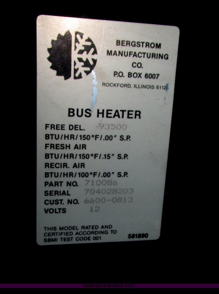 image for item F7123 1997 Ford Thomas B800 school bus