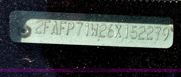 image for item G6063 2006 Ford Crown Victoria Police Interceptor