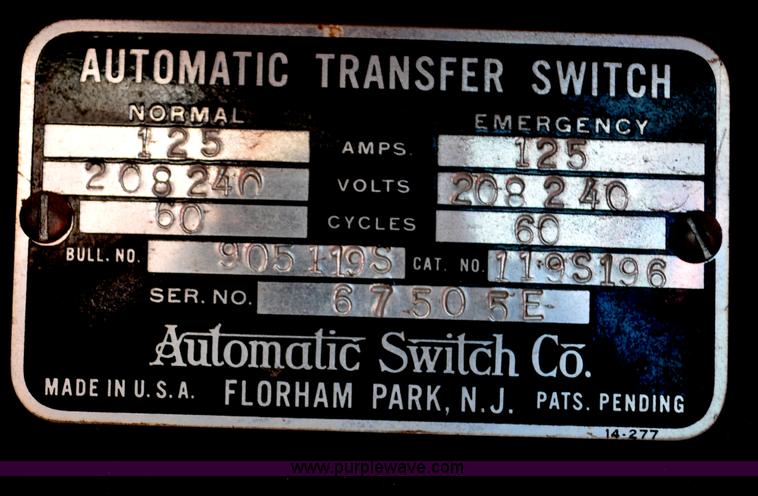 image for item G6066 EM Synchronous generator set