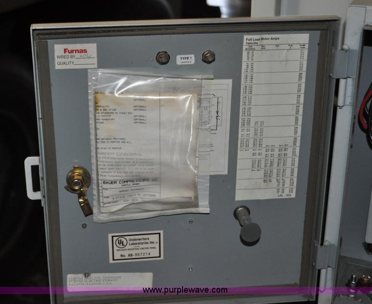 image for item G6068 1995 Bauer Breathing C-E3 air compressor