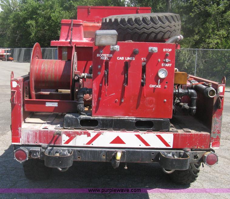 image for item H6419 1968 Kaiser Jeep M715 brush firetruck