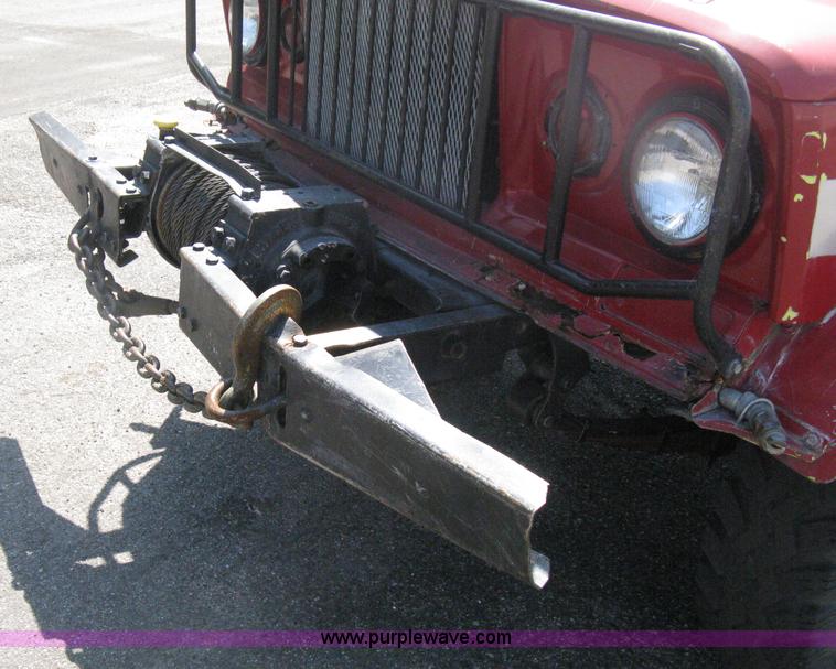 image for item H6419 1968 Kaiser Jeep M715 brush firetruck