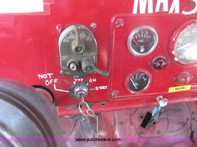 image for item H6419 1968 Kaiser Jeep M715 brush firetruck