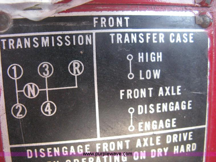 image for item H6419 1968 Kaiser Jeep M715 brush firetruck