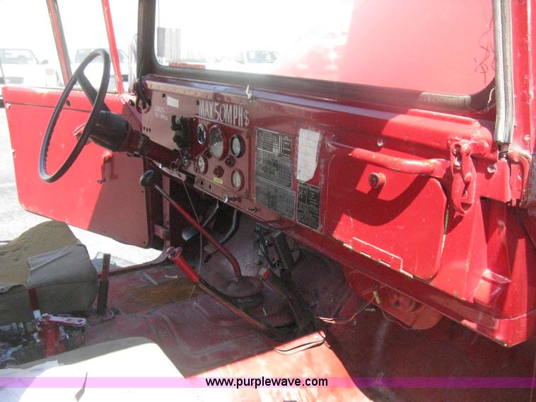 image for item H6419 1968 Kaiser Jeep M715 brush firetruck