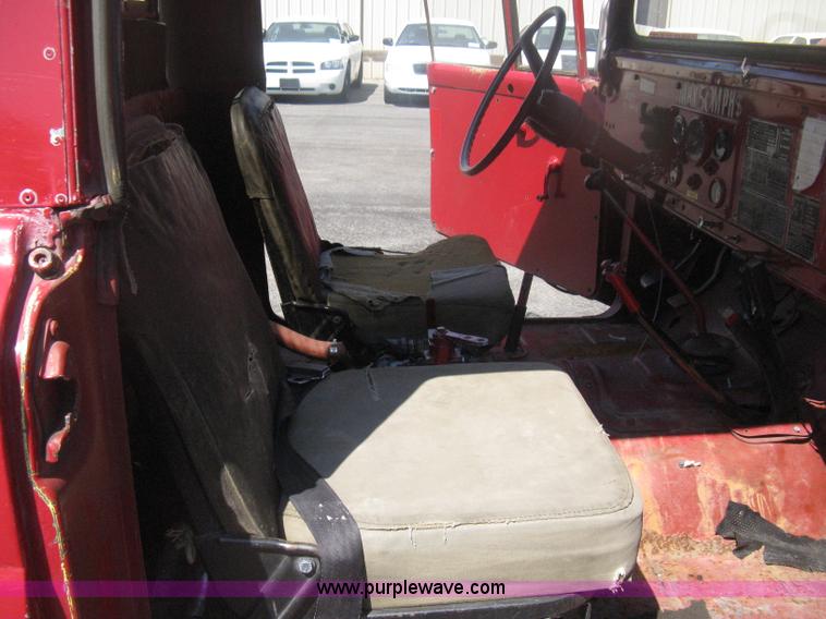 image for item H6419 1968 Kaiser Jeep M715 brush firetruck