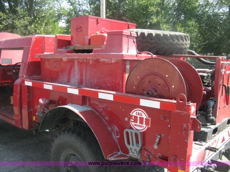 image for item H6419 1968 Kaiser Jeep M715 brush firetruck