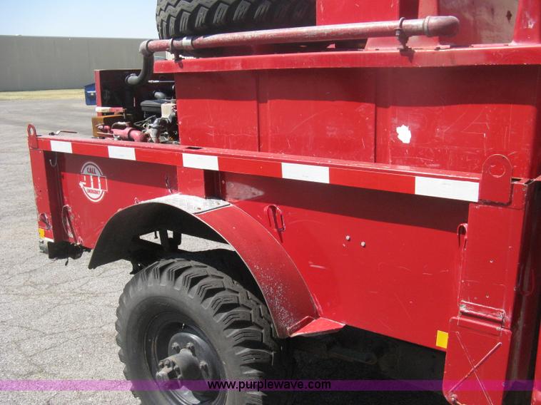 image for item H6419 1968 Kaiser Jeep M715 brush firetruck