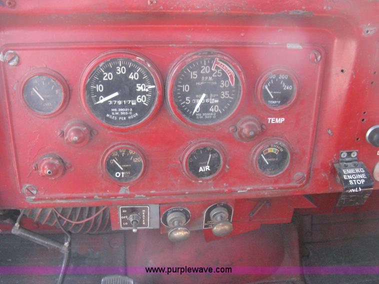 image for item H6420 1968 Kaiser Jeep M54 flatbed truck