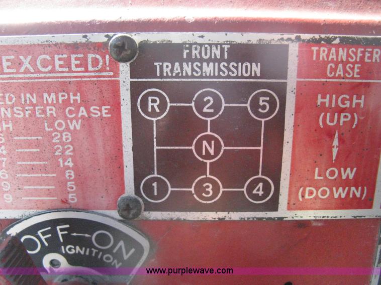 image for item H6420 1968 Kaiser Jeep M54 flatbed truck