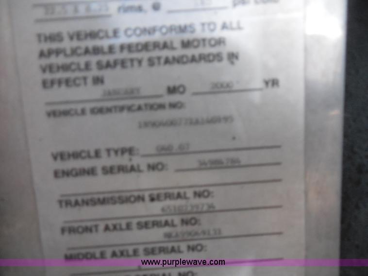 image for item H6694 2000 NABI 40' passenger bus