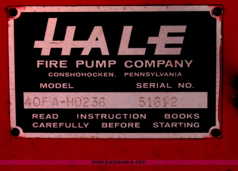 image for item H6859 Hale 40FA-HD236 pump