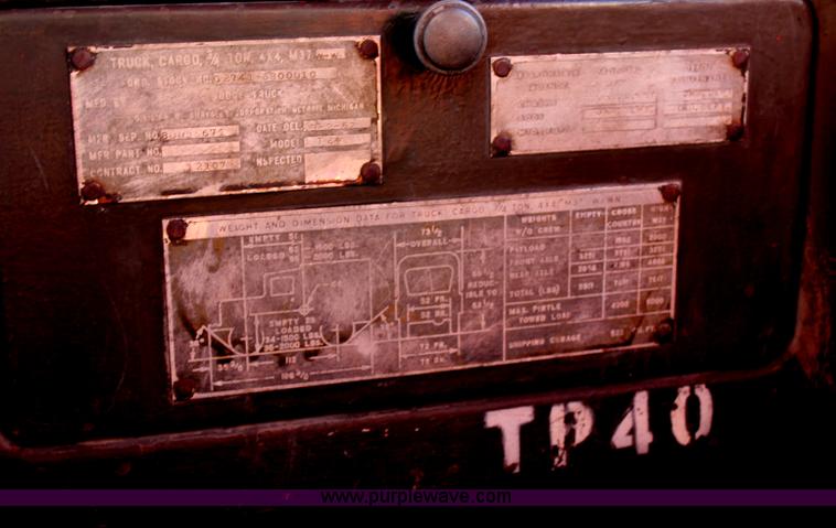 image for item H6929 1952 Dodge T24 truck