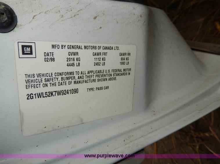 image for item I4286 1998 Chevrolet Lumina