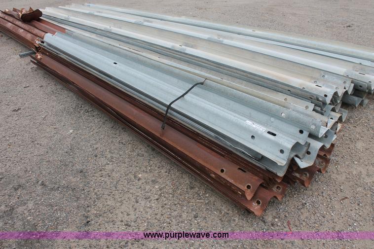image for item AV9127 (48) 12.5' sections of guard rail