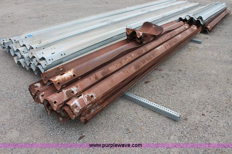 image for item AV9127 (48) 12.5' sections of guard rail