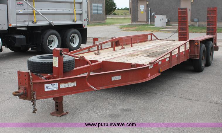 image for item H6364 2005 Belshe equipment trailer