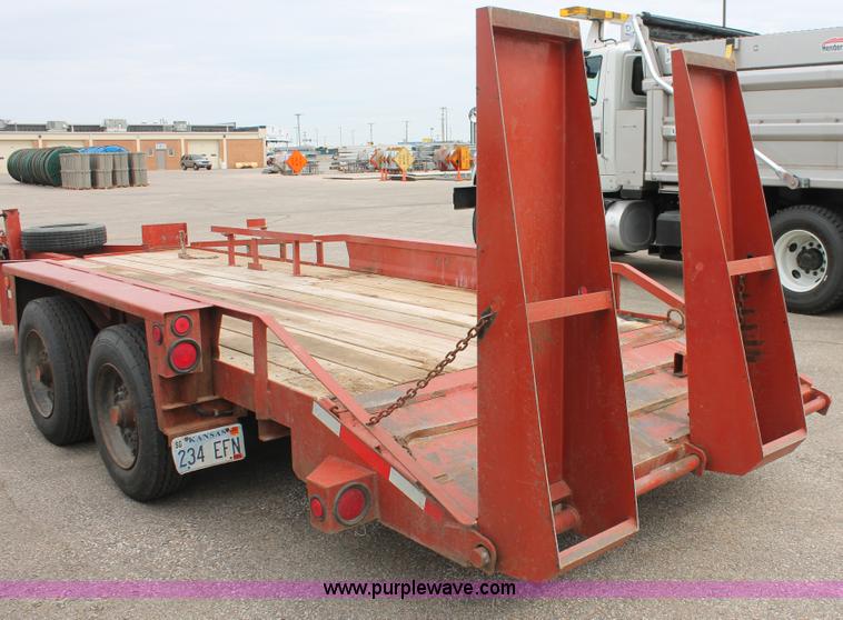 image for item H6364 2005 Belshe equipment trailer