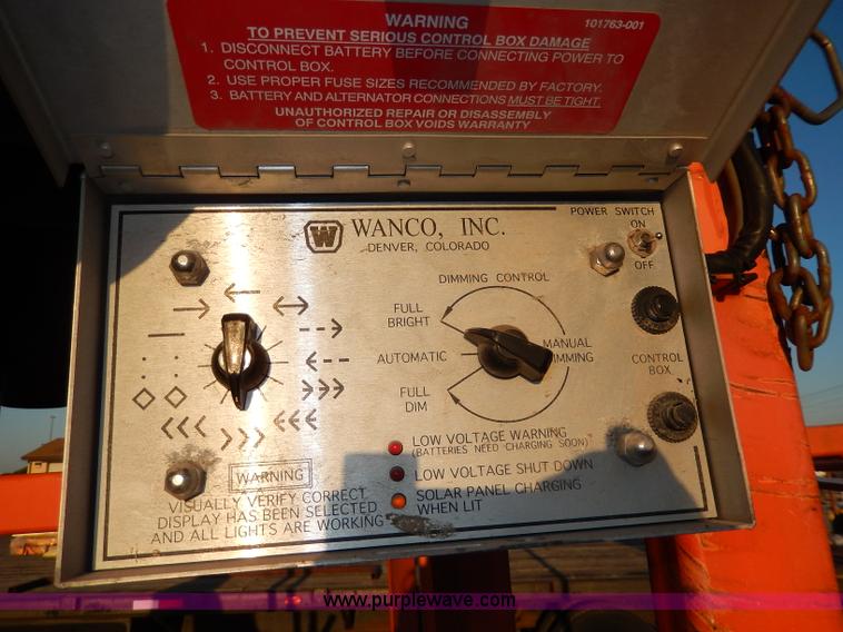 image for item H9702 Wanco arrow board