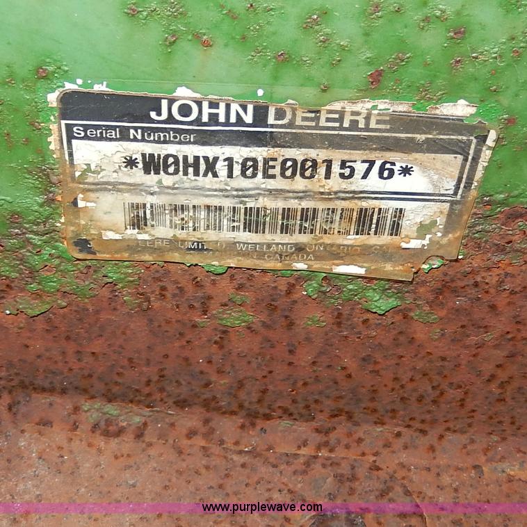 image for item H9704 John Deere 11' brush mower