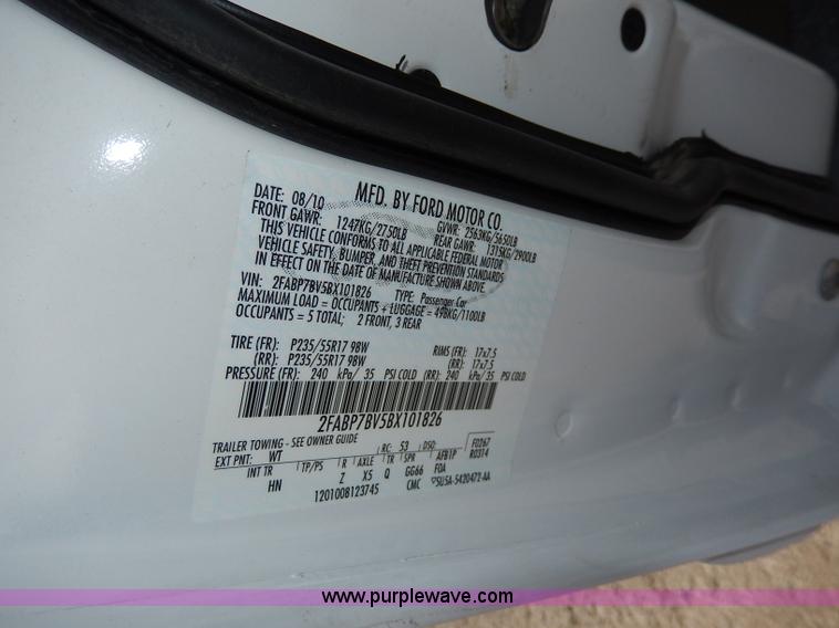 image for item H9739 2011 Ford Crown Victoria Police Interceptor