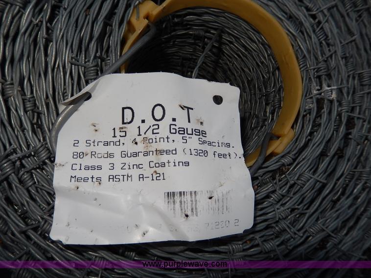 image for item I4303 (36) rolls of barbed wire