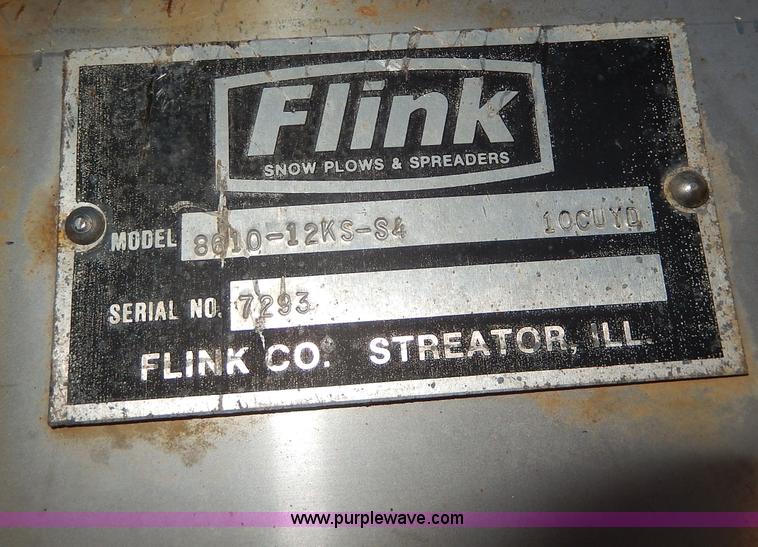 image for item I4327 Flink 301012KSS4 stainless steel spreader