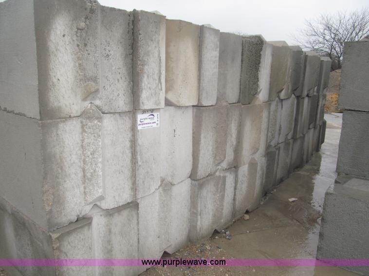 image for item C1386 (32) 3'L x 2'W x 2'H concrete bunker blocks