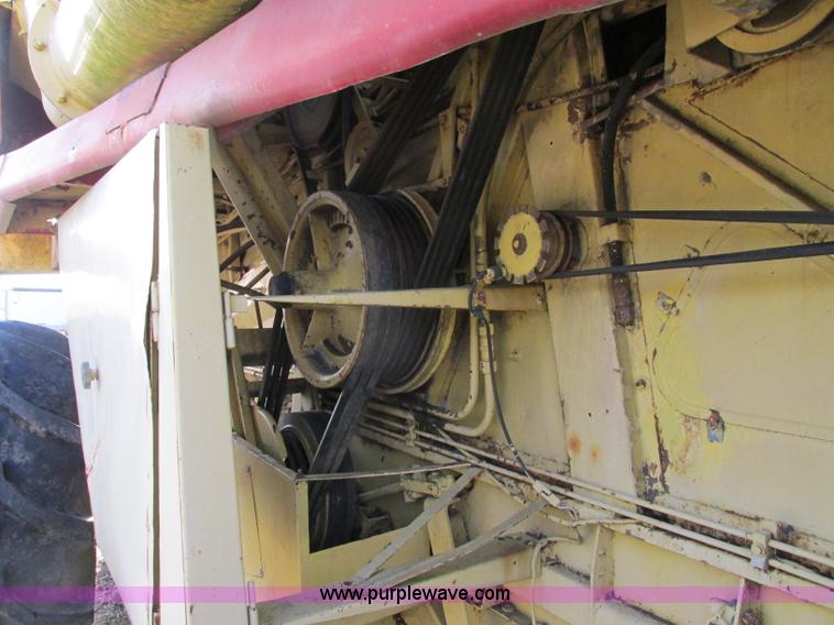 image for item F5297 1981 New Holland TR85 RWA combine with header