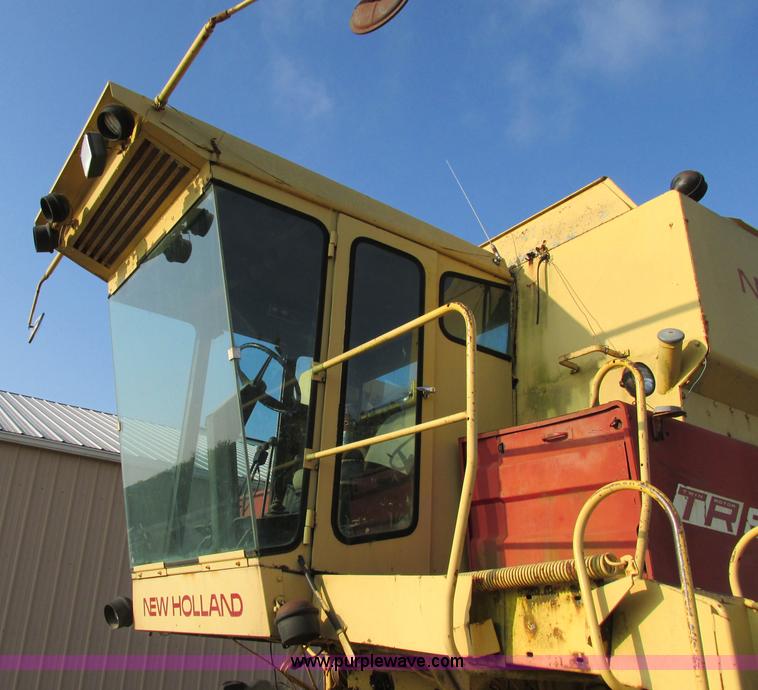 image for item F5297 1981 New Holland TR85 RWA combine with header