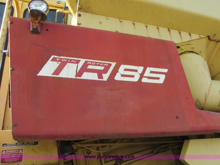 image for item F5297 1981 New Holland TR85 RWA combine with header