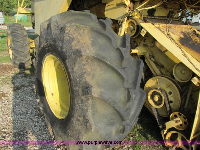 image for item F5297 1981 New Holland TR85 RWA combine with header