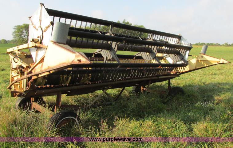 image for item F5297 1981 New Holland TR85 RWA combine with header