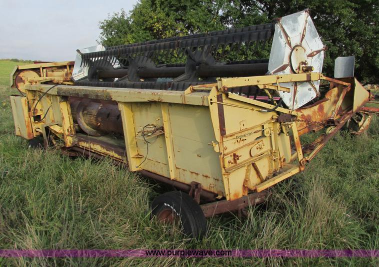 image for item F5297 1981 New Holland TR85 RWA combine with header