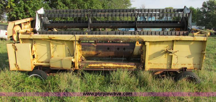 image for item F5297 1981 New Holland TR85 RWA combine with header