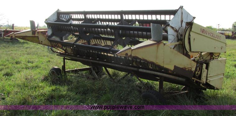 image for item F5297 1981 New Holland TR85 RWA combine with header