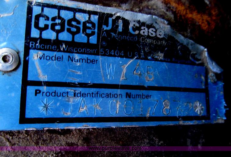 image for item F7127 1988 Case W14B wheel loader