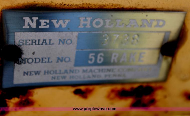 image for item G4153 New Holland 56 rake