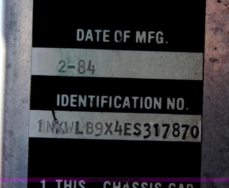 image for item H6847 1984 Kenworth W900 tender truck