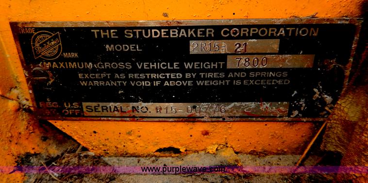 image for item H6870 1949 Studebaker 2R15-21 pickup truck