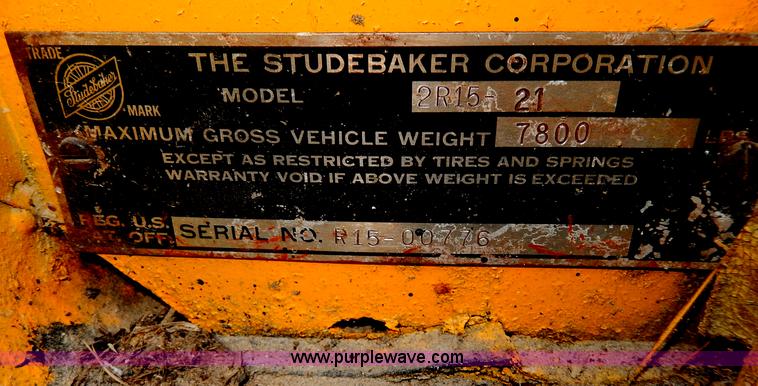 image for item H6870 1949 Studebaker 2R15-21 pickup truck