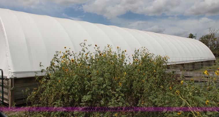 image for item H7360 Quick Structures 30' x 90' coverall hoop shed