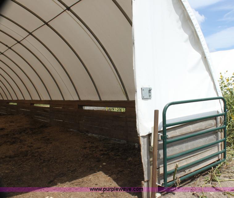 image for item H7360 Quick Structures 30' x 90' coverall hoop shed