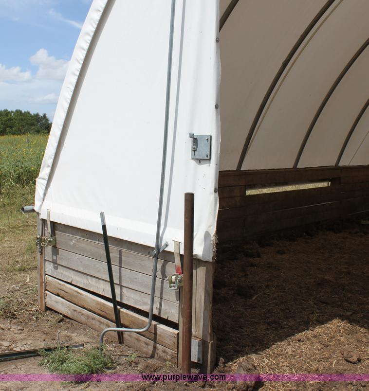 image for item H7360 Quick Structures 30' x 90' coverall hoop shed