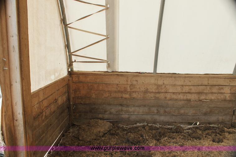 image for item H7360 Quick Structures 30' x 90' coverall hoop shed